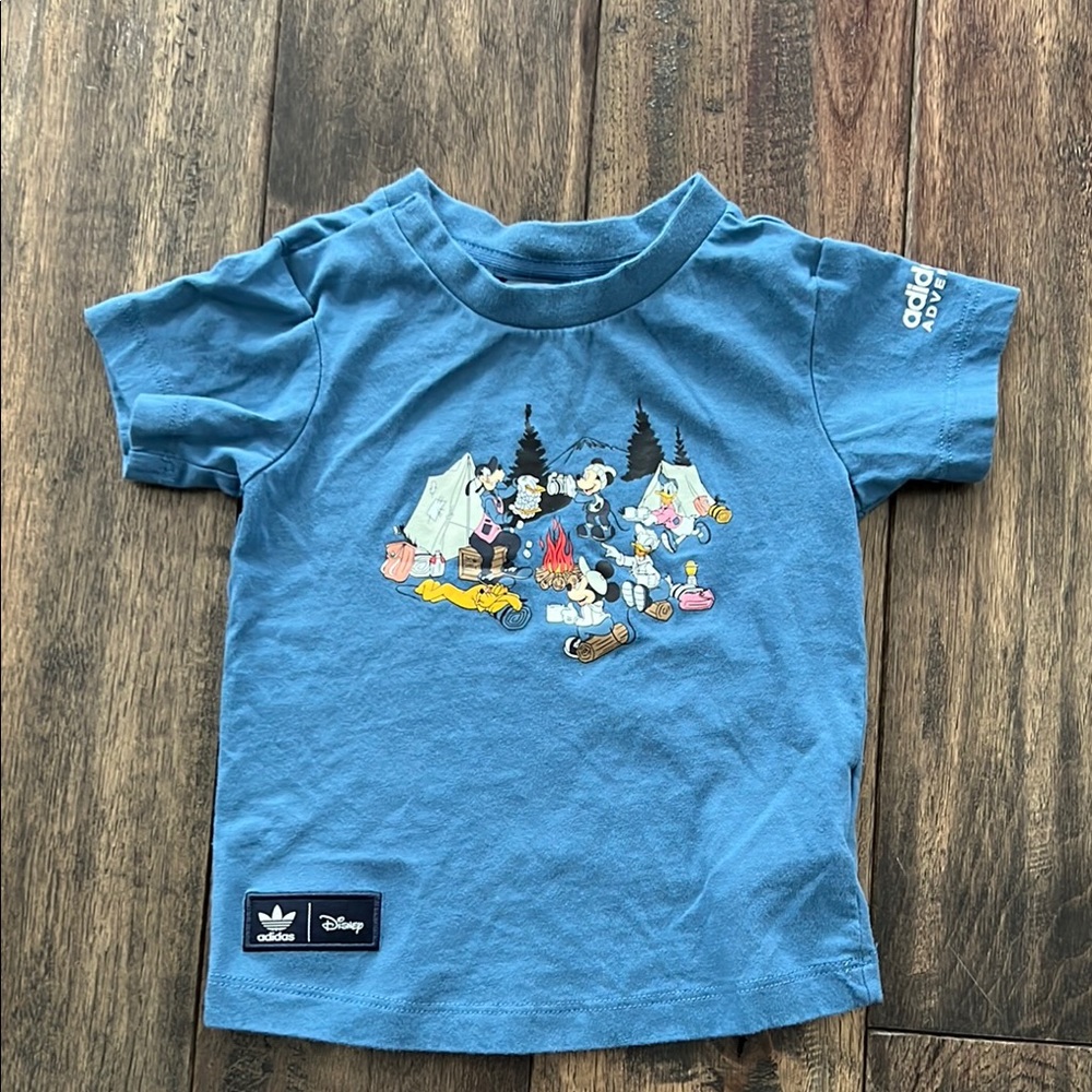 Adidas / Disney Slate Blue Toddler T-Shirt